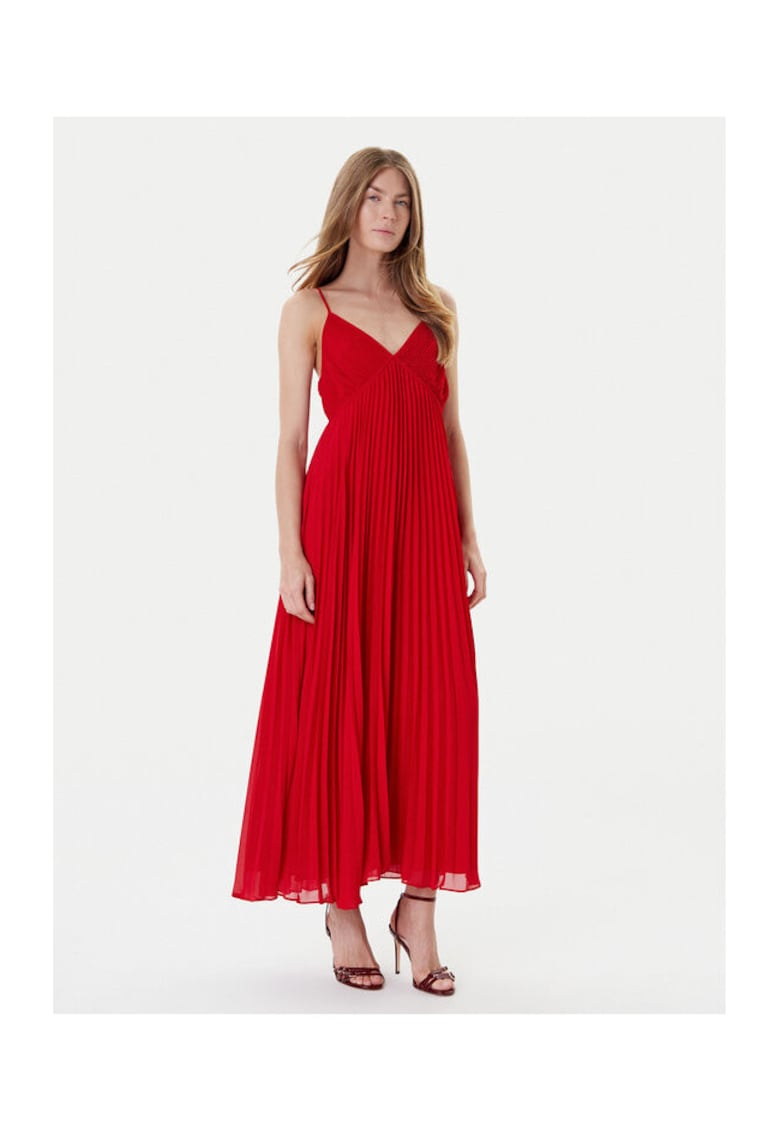Rochie de cocktail dama rosu - fabricatie de calitate