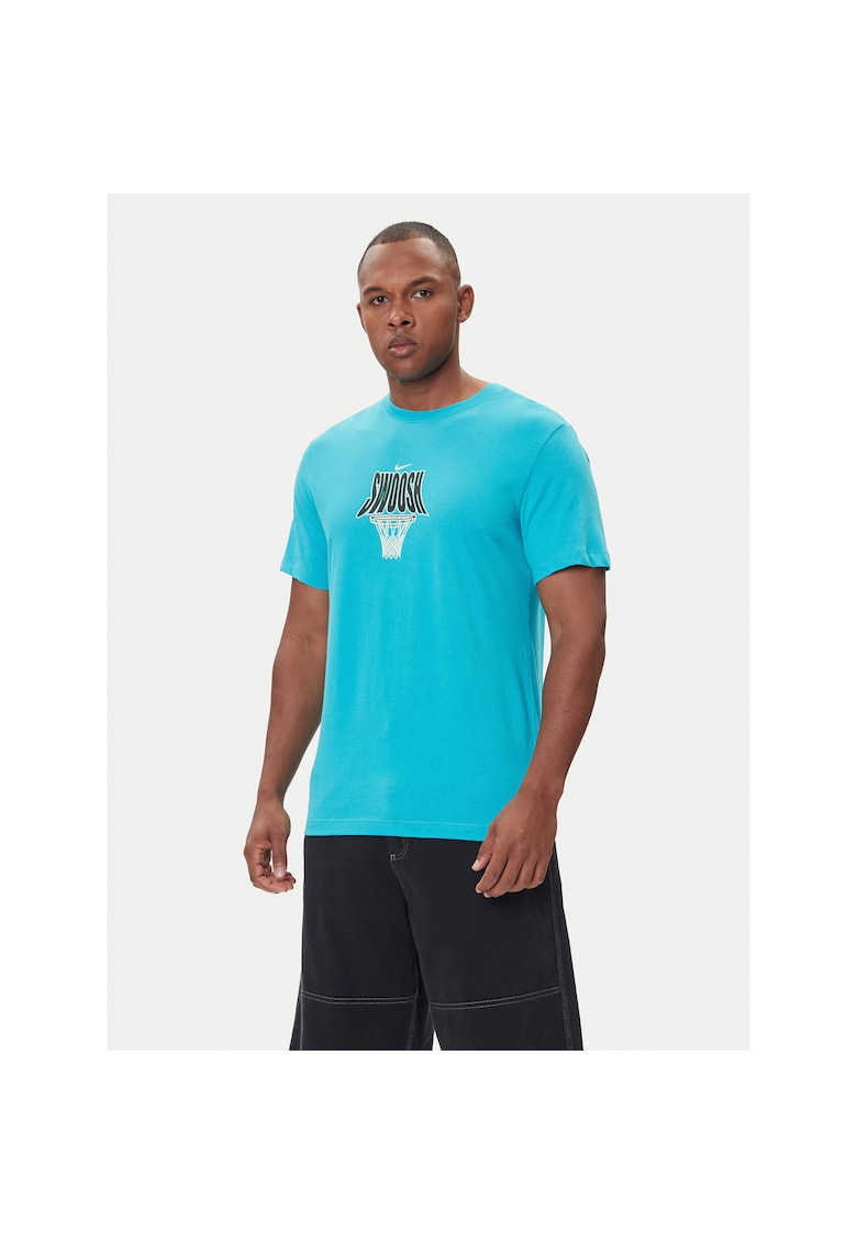 Tricou barbati turcoaz - bumbac