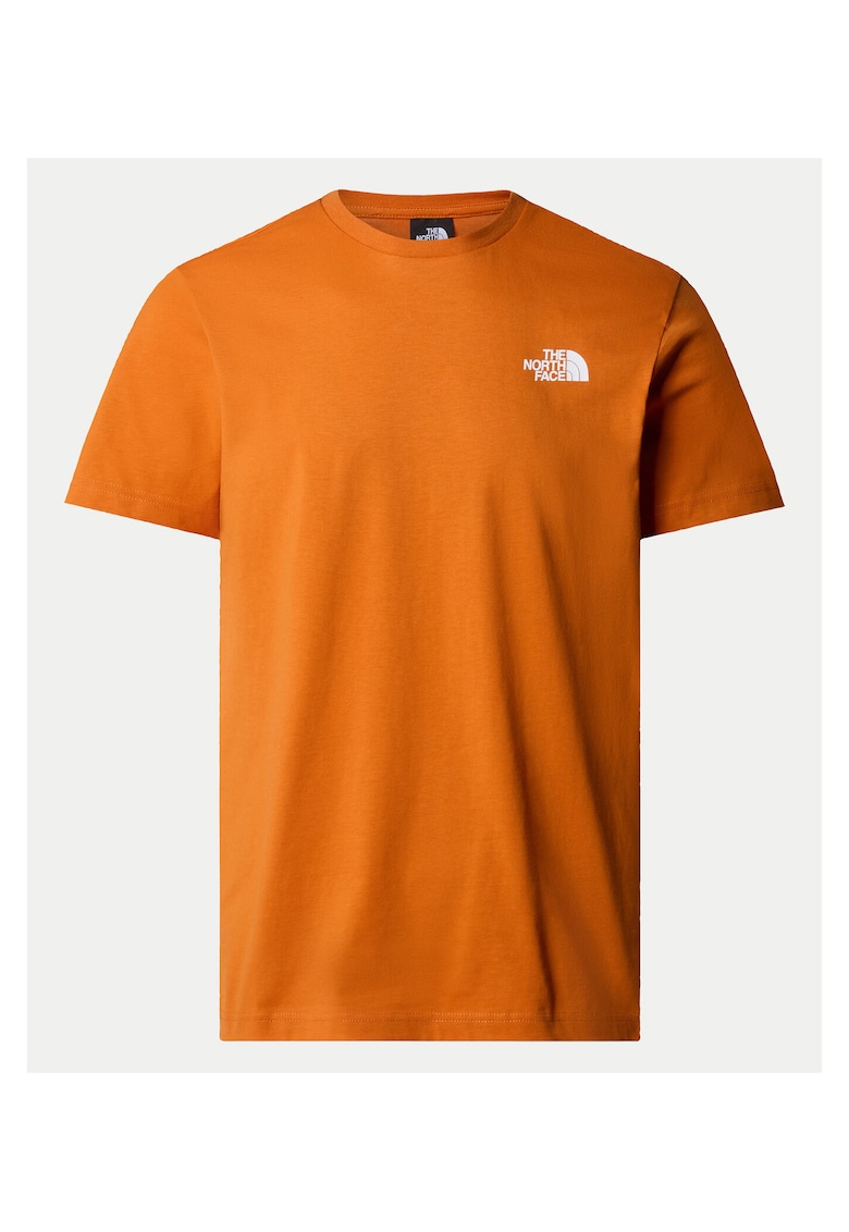 Tricou barbati portocaliu - bumbac -