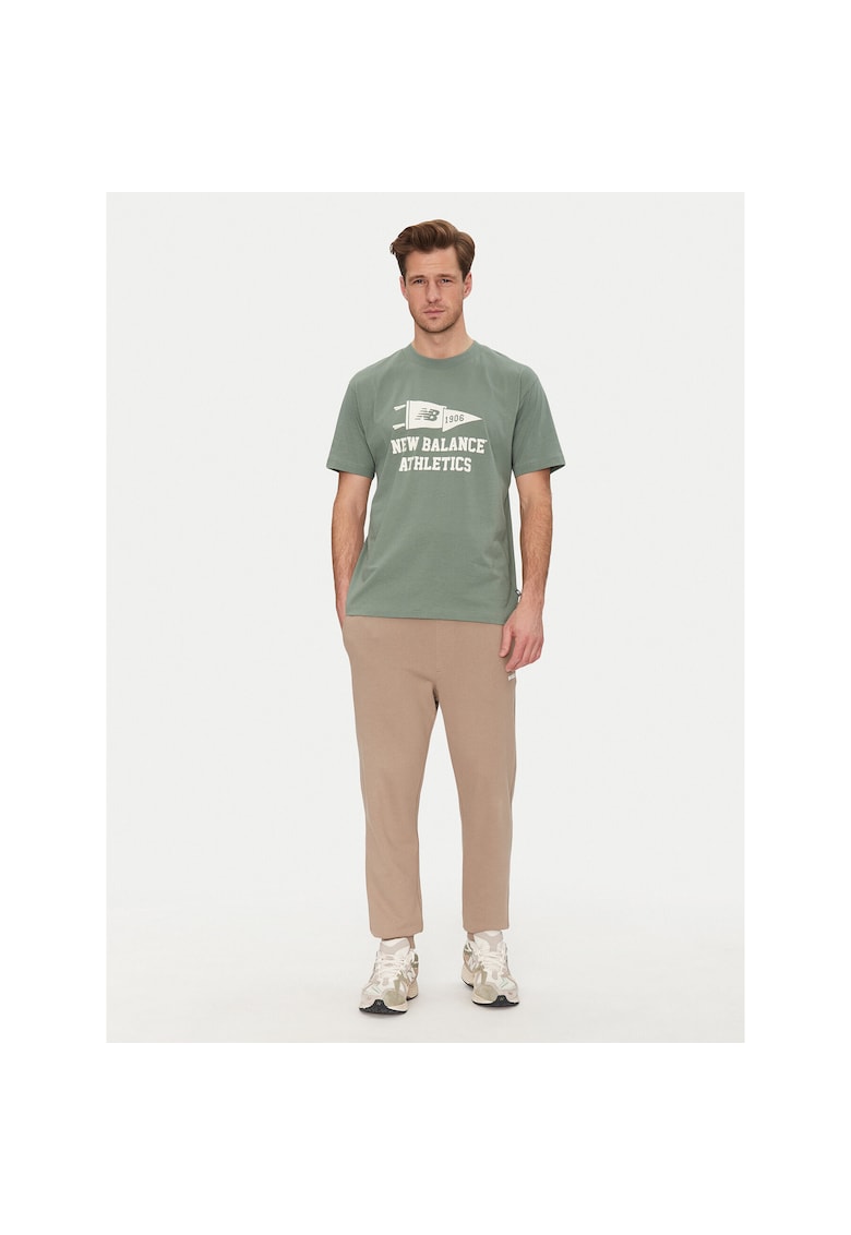 Tricou sport barbati - verde - bumbac -