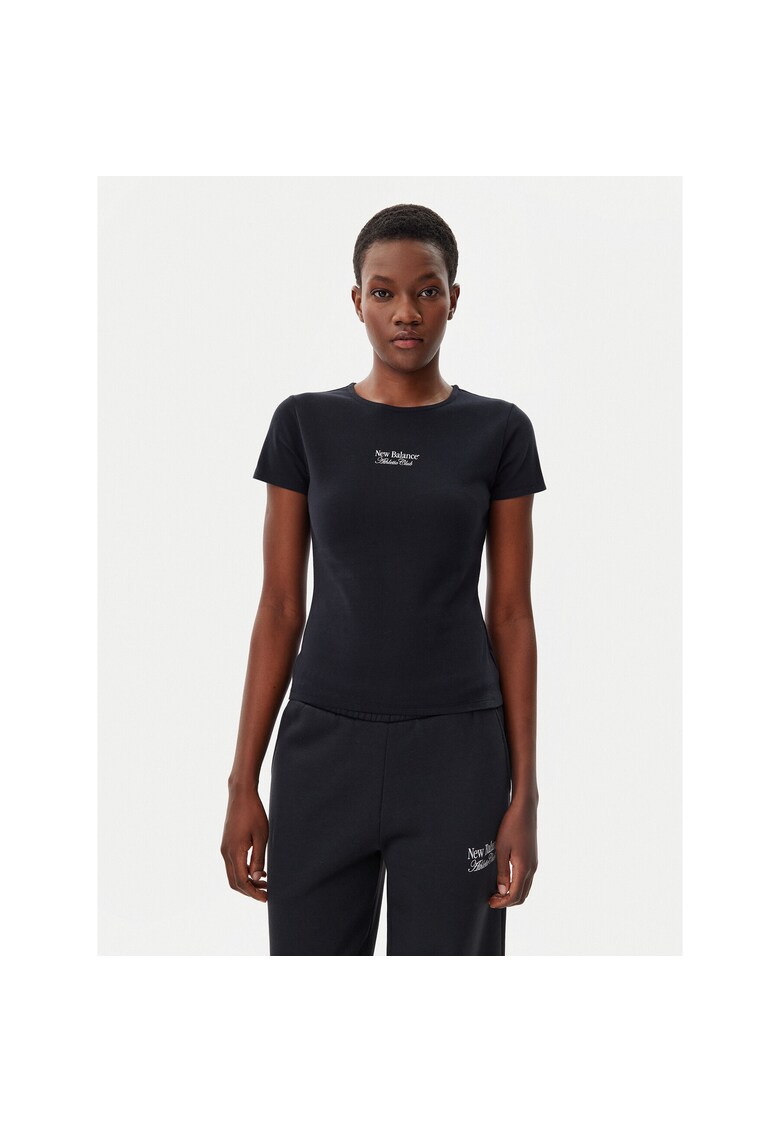 Tricou sport dama negru - bumbac