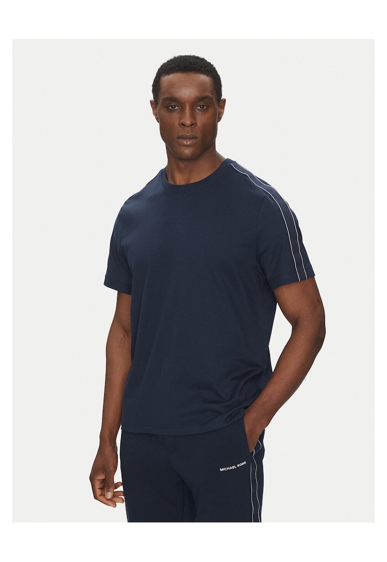 Tricou barbat - bleumarin - bumbac