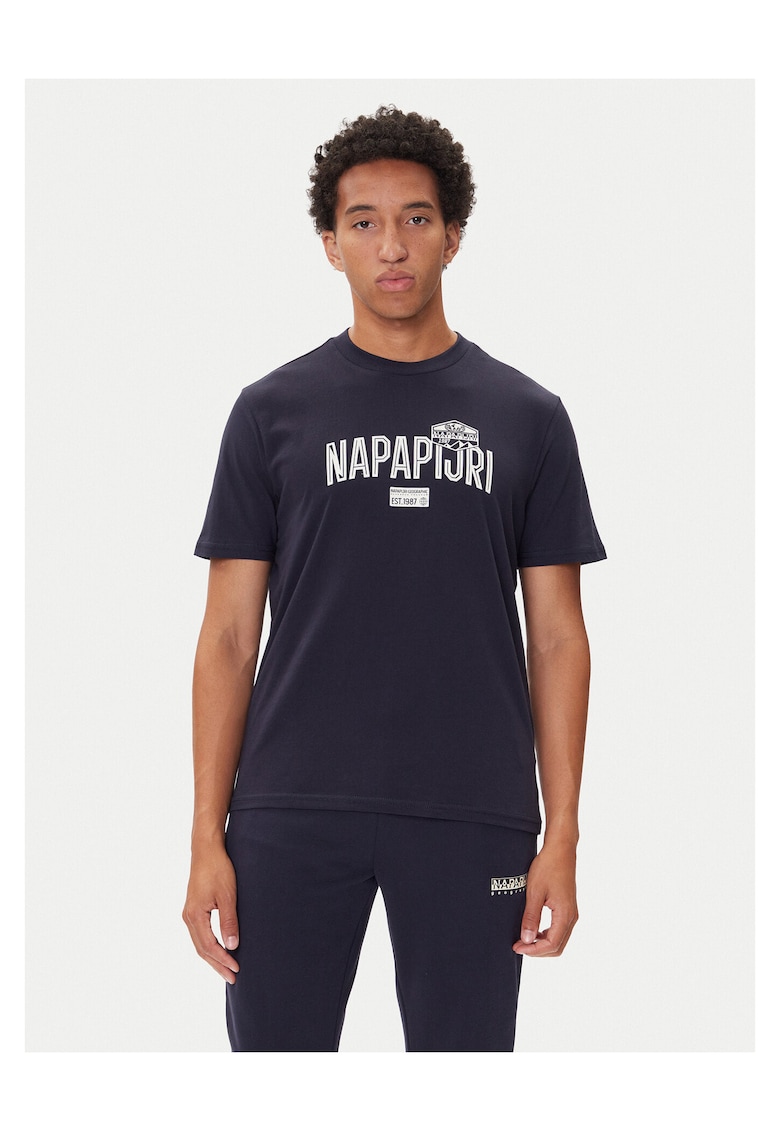 Tricou barbati bleumarin - din bumbac