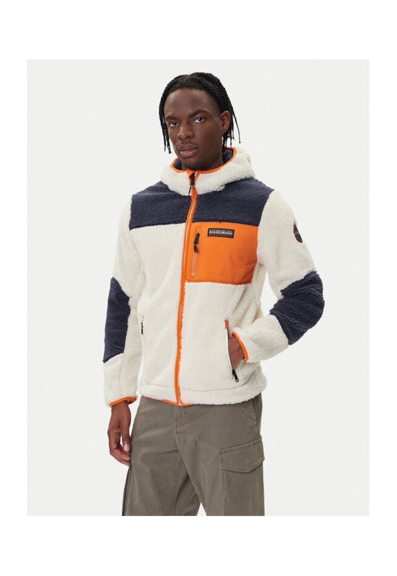 Jacheta barbati fleece - multicolor -