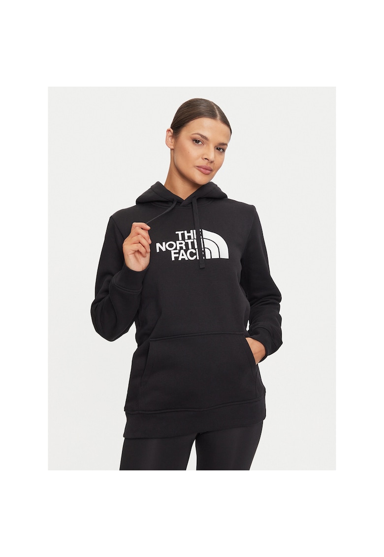 Hanorac sport dama negru - bumbac -