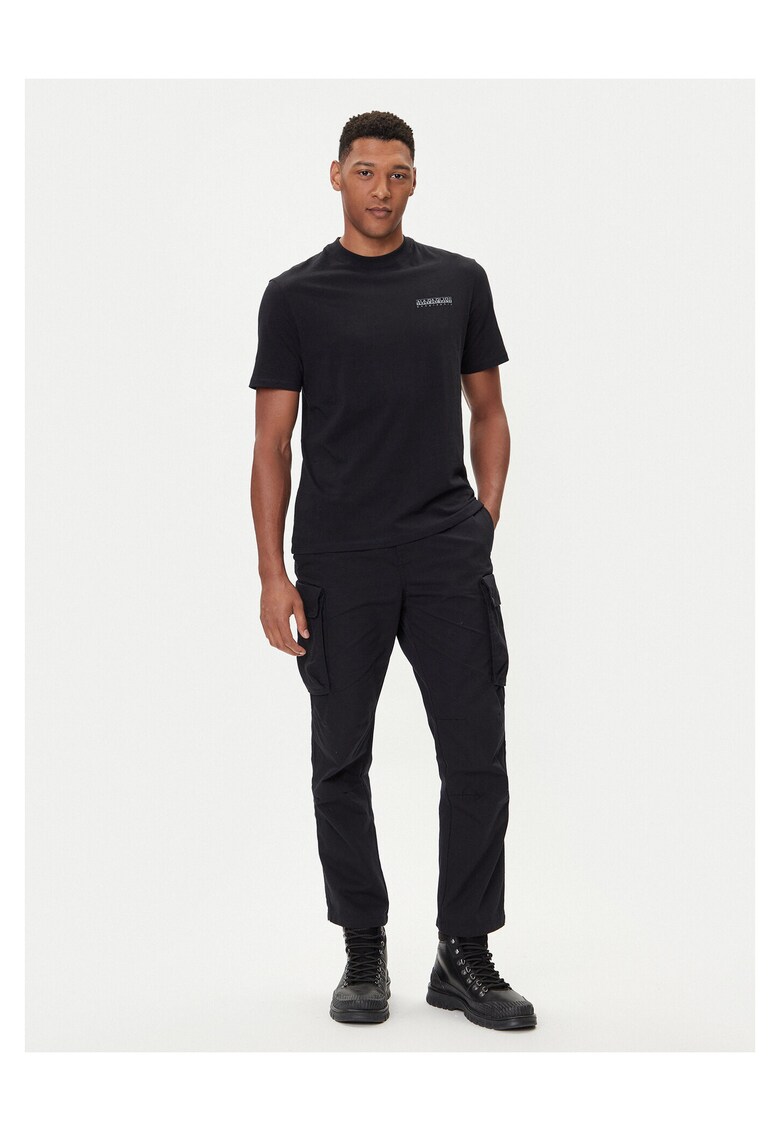 Tricou barbati negru - bumbac