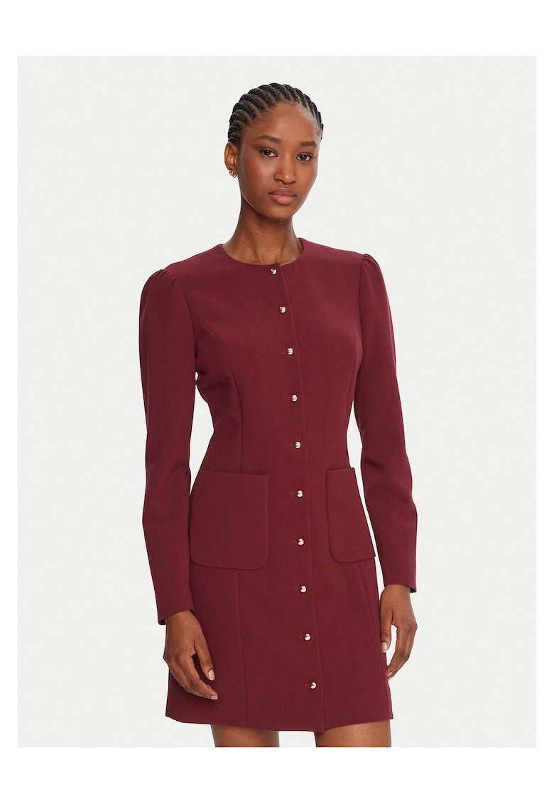 Rochie de cocktail - bordeaux - poliester -