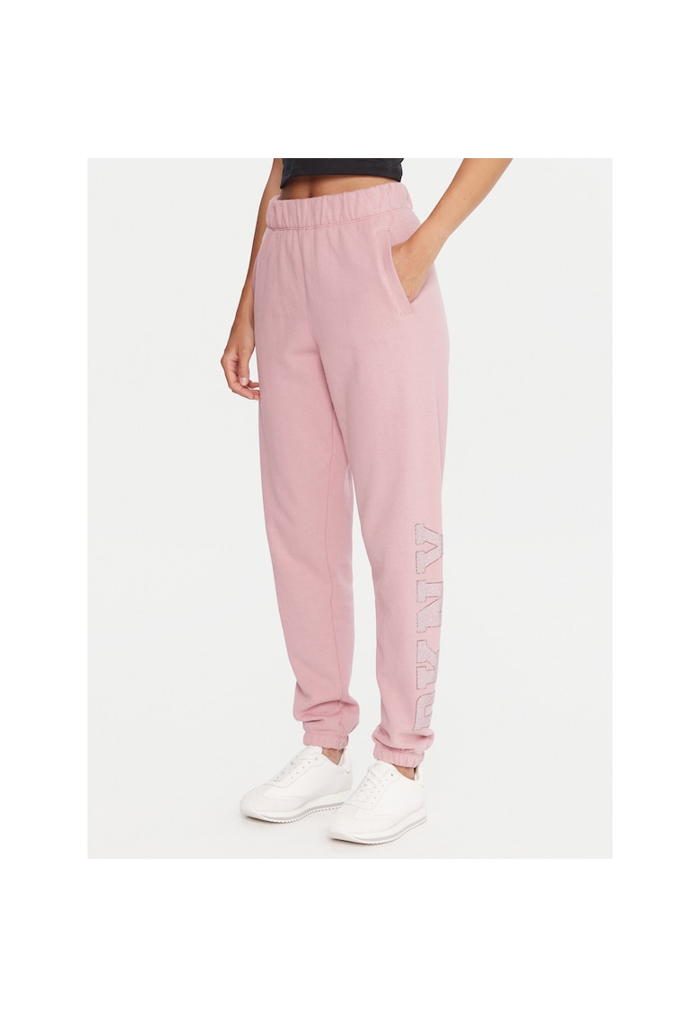 Pantaloni sport dama roz - trening