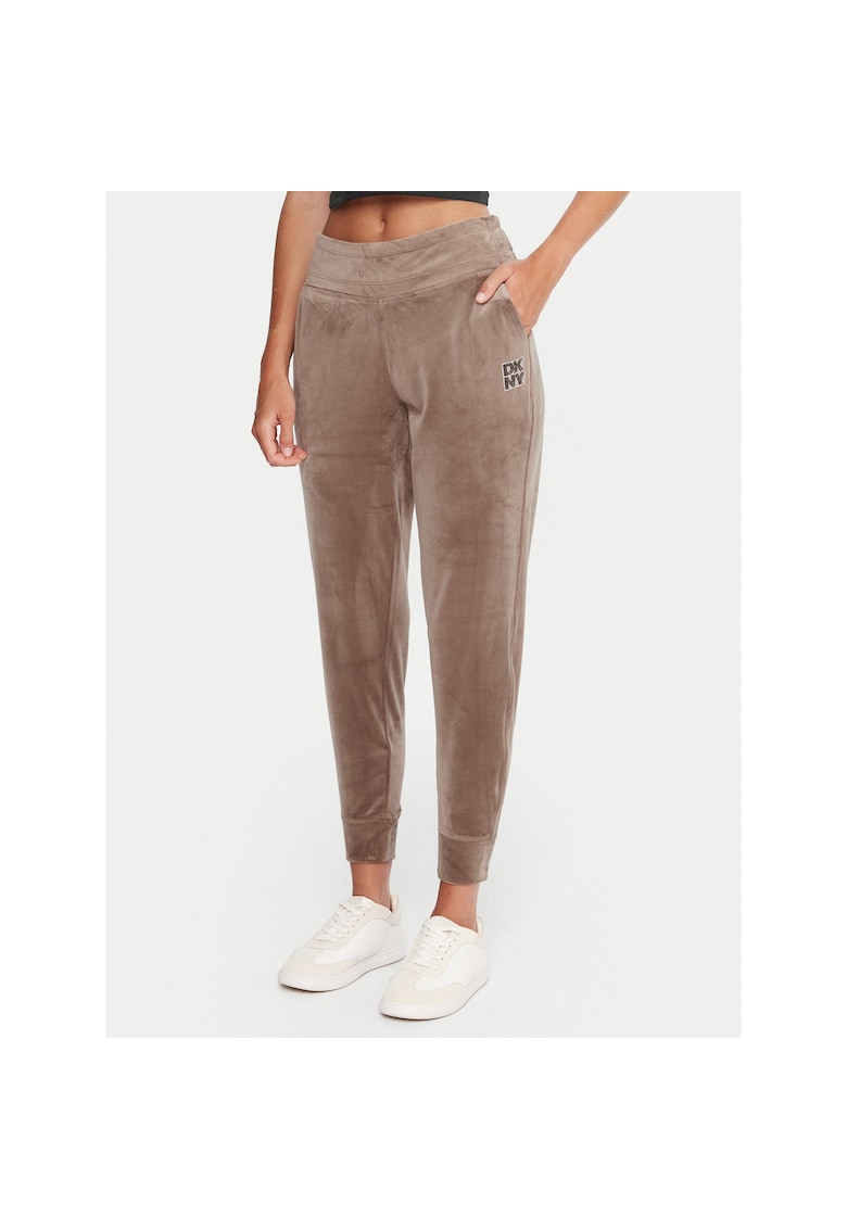 Pantaloni sport dama bej - trening -