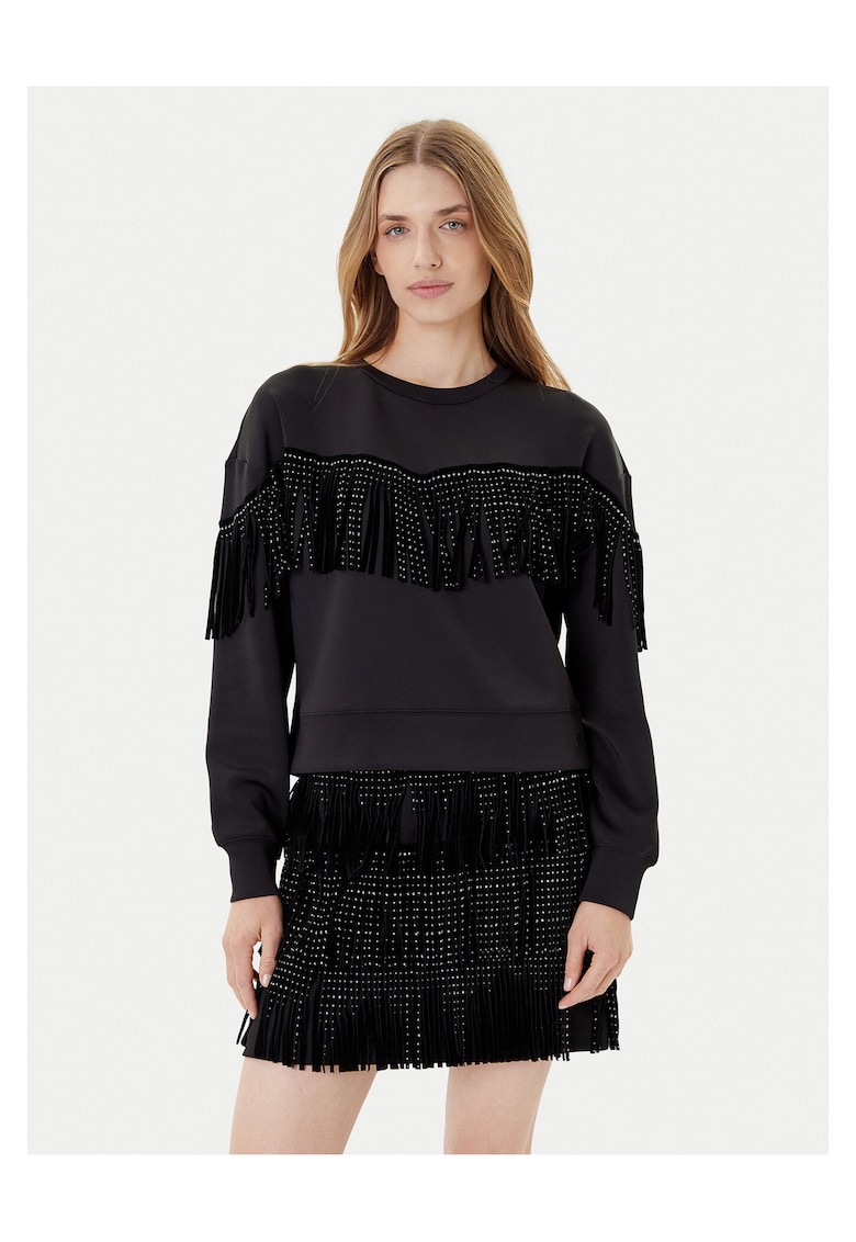 Hanorac dama negru - din material de calitate