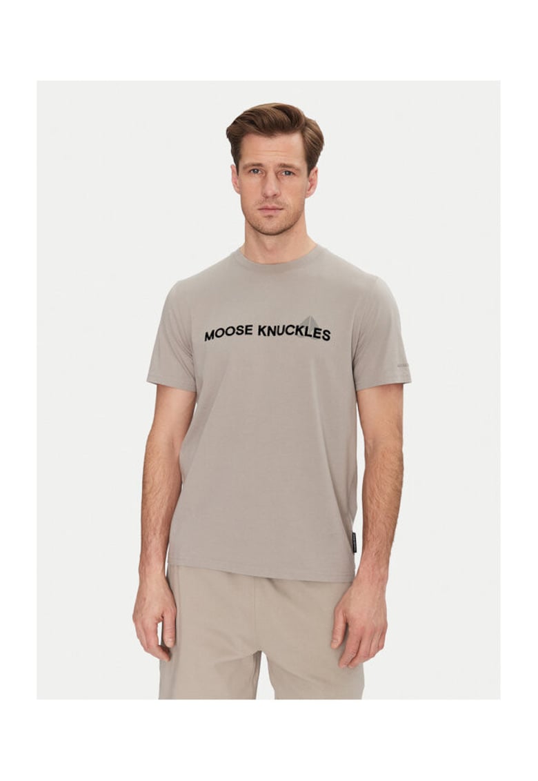 Tricou barbati gri - bumbac