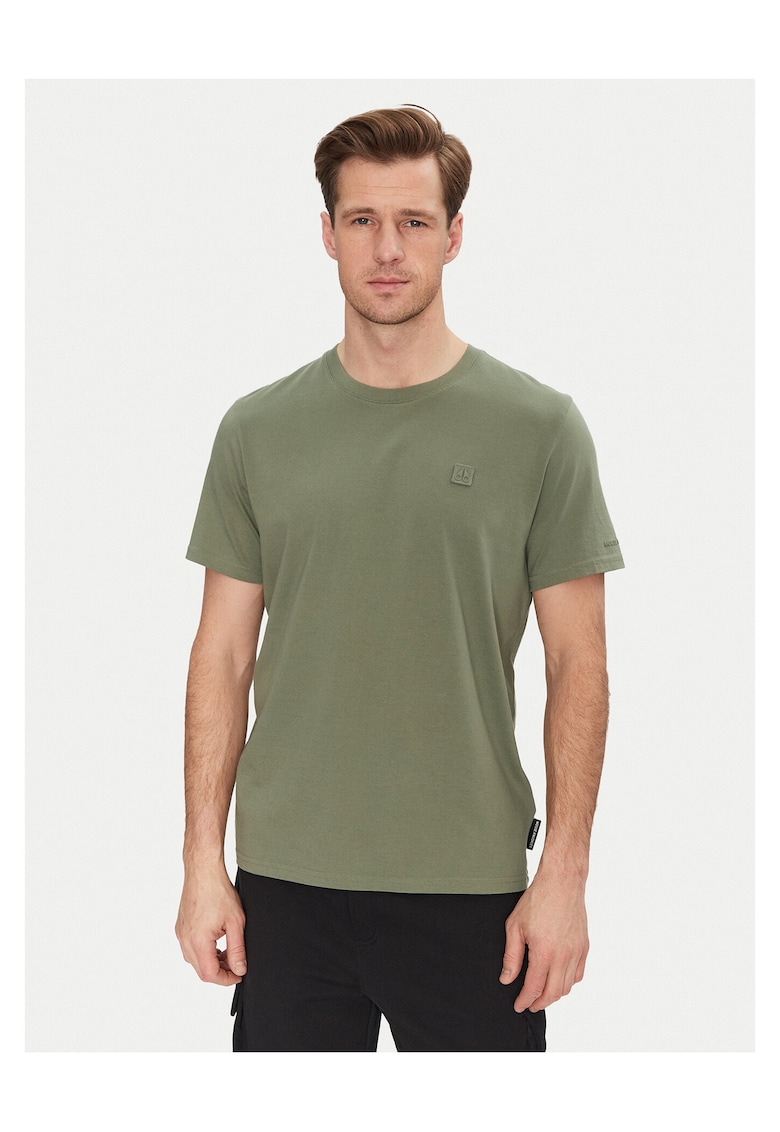 Tricou barbati verde - bumbac
