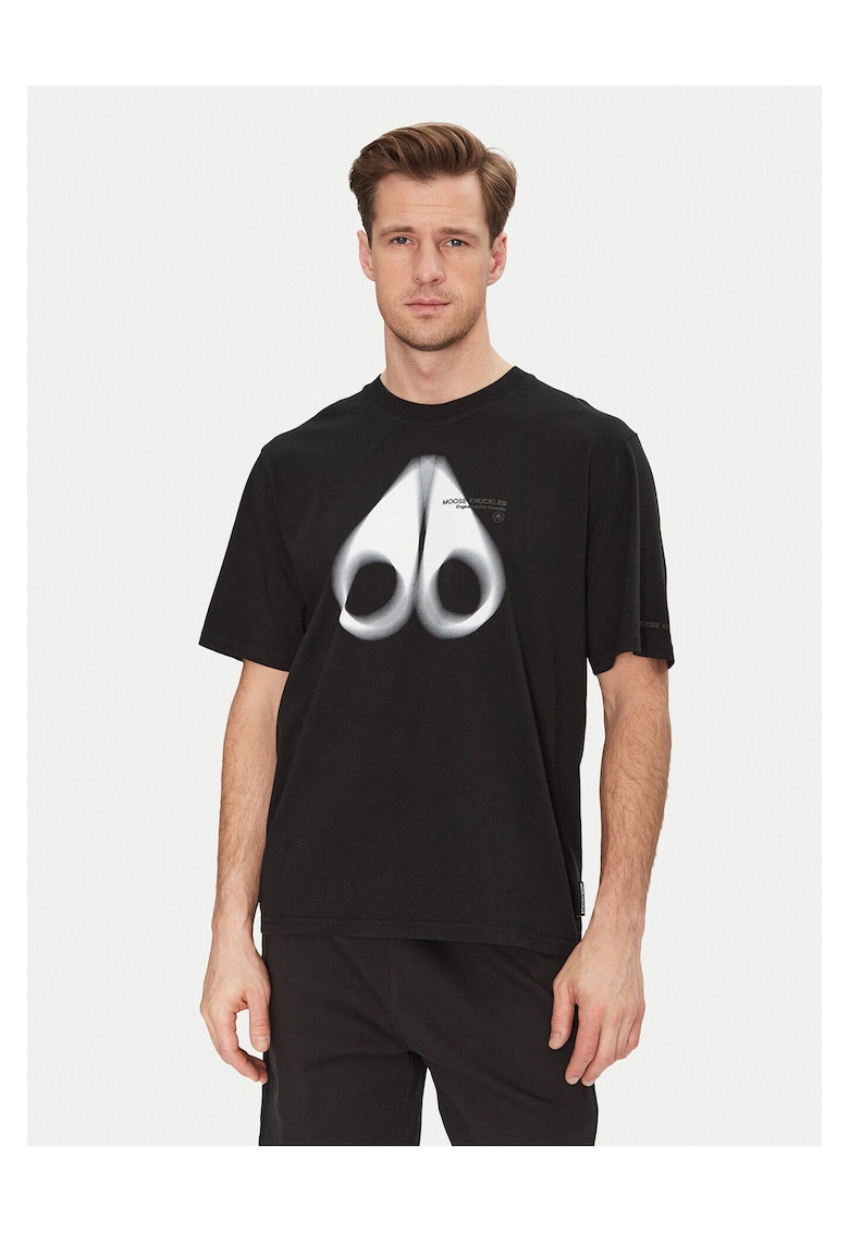 Tricou barbati negru - bumbac