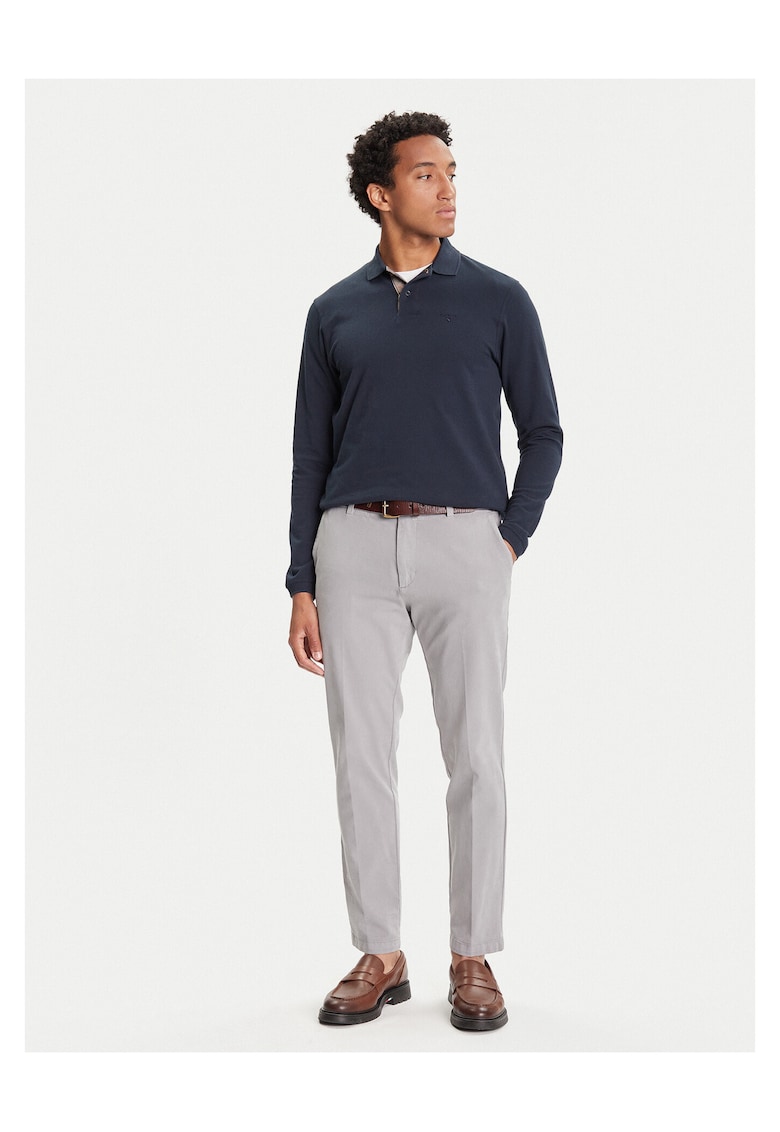 Bluza polo barbati bleumarin - bumbac