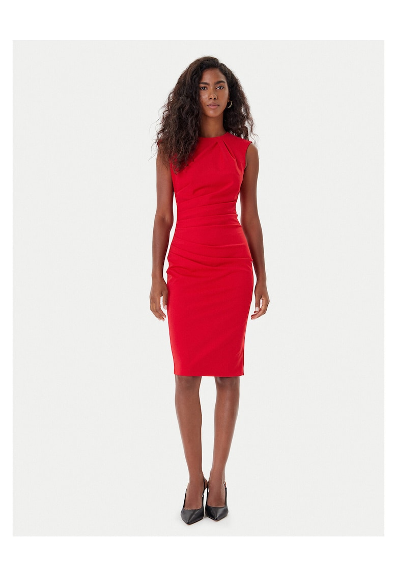 Rochie de cocktail dama - rosie - fabrica de calitate