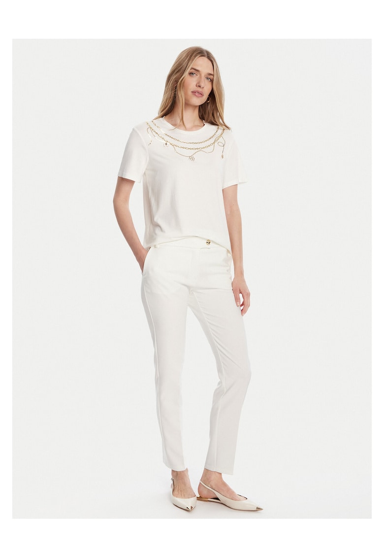Tricou dama alb - bumbac - Alb