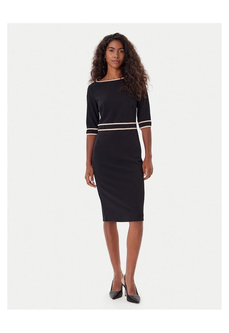 Rochie midi dama negru - fabrica eleganta