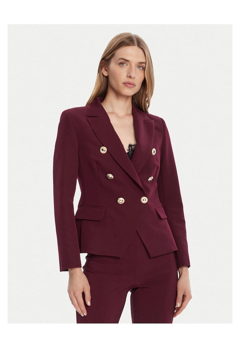 Sacou dama bordo - fabricat din material de calitate