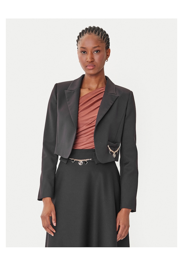 Sacou dama bolero - negru - fabricat de calitate -