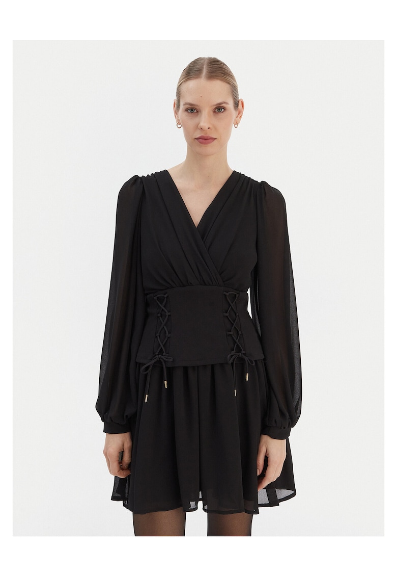 Rochie de cocktail - neagra - fabrica usoara