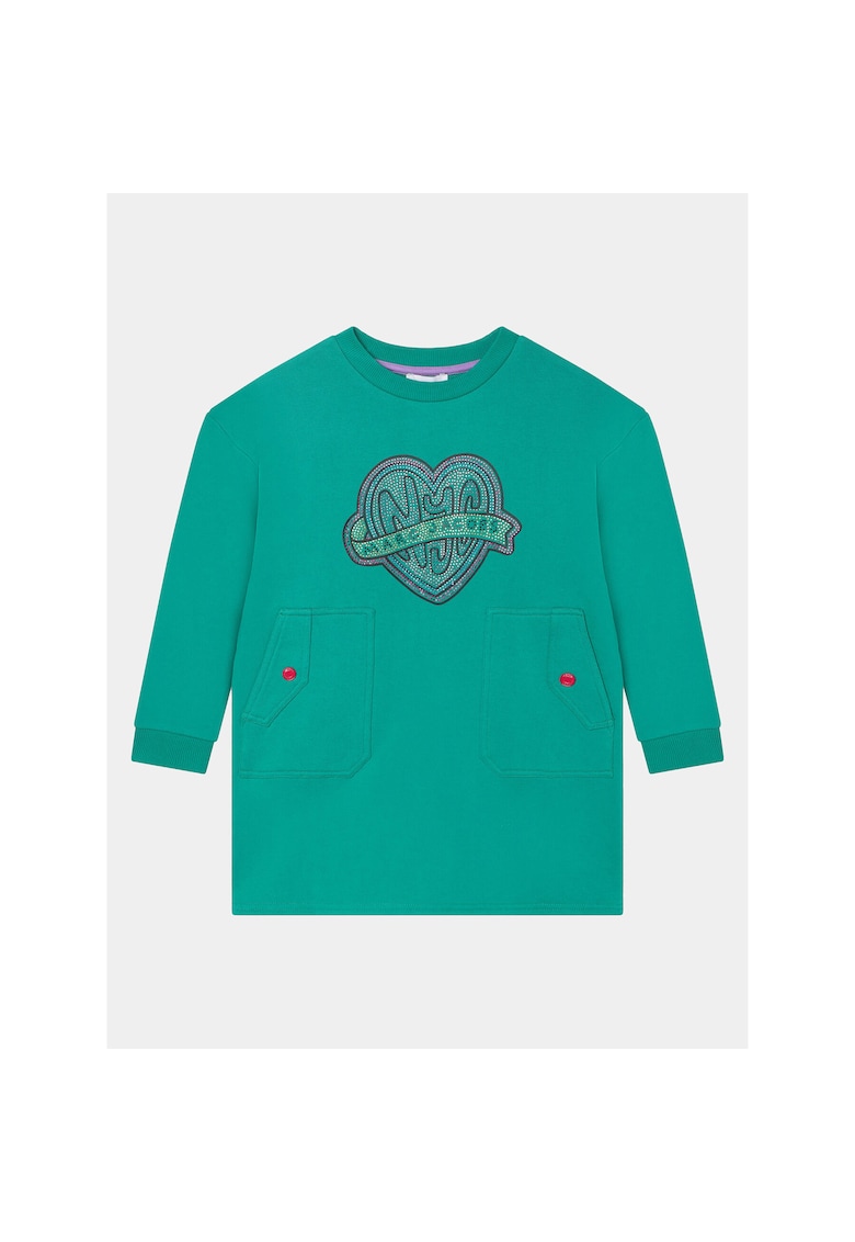 Marc Jacobs Rochie casual - Verde - Pentru fete - Maneca lunga