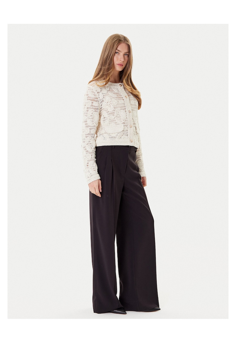 Cardigan dama bej - pulover elegant