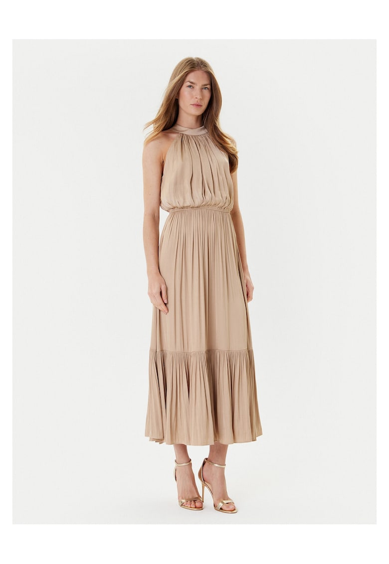 Rochie de cocktail dama bej