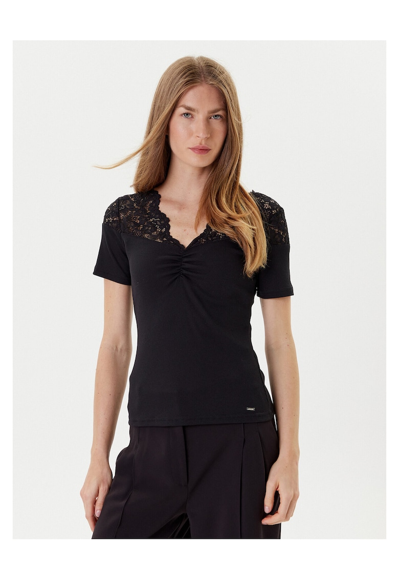 Top dama - 251-DELI - negru