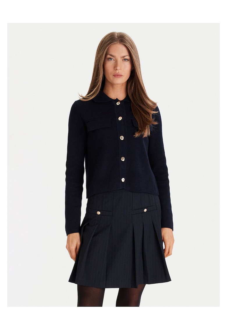 Cardigan de dama bleumarin -