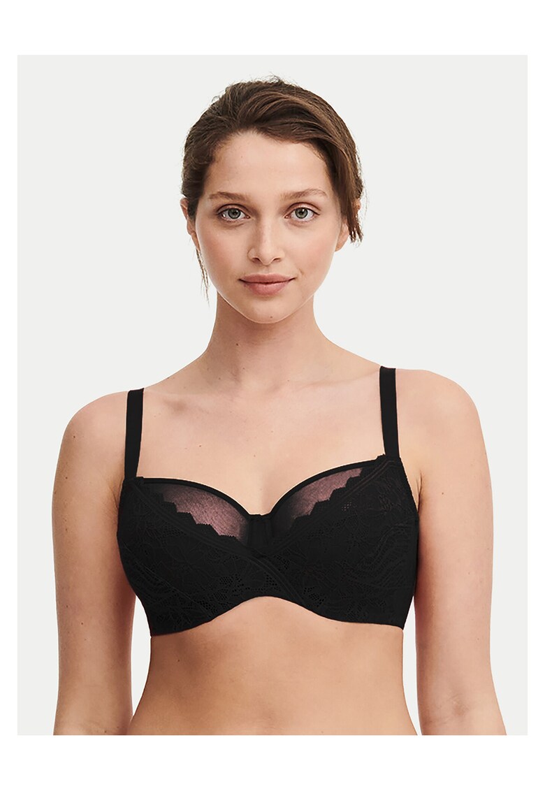 Sutien dama - cu negru - Negru