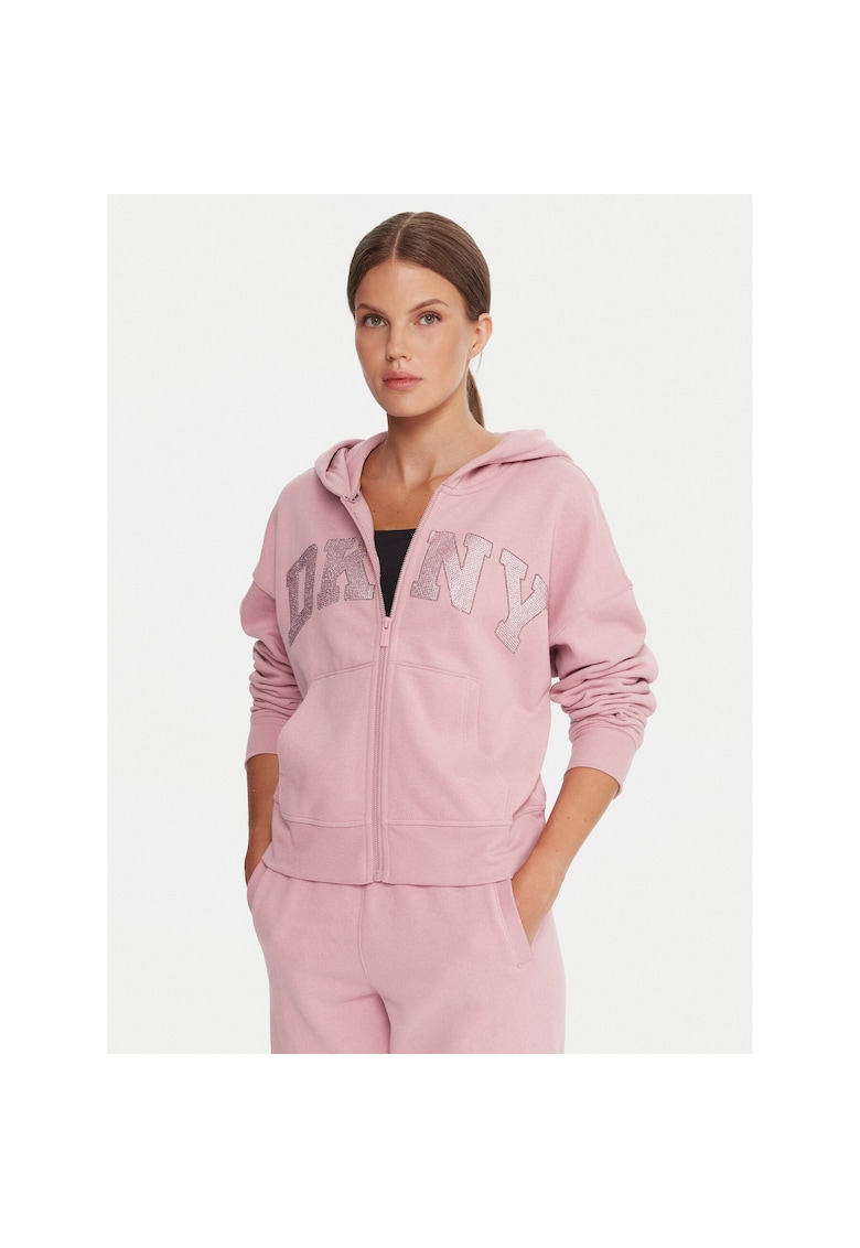 Hanorac sport dama roz - material de calitate