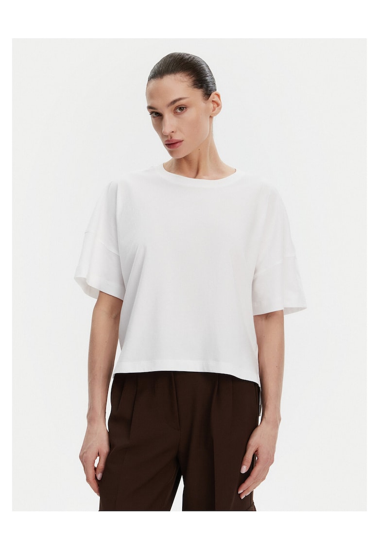 Tricou dama alb - din bumbac