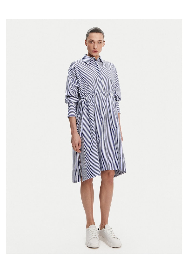 Rochie camasa albastru - dama - 2 caracteristici reprezentative