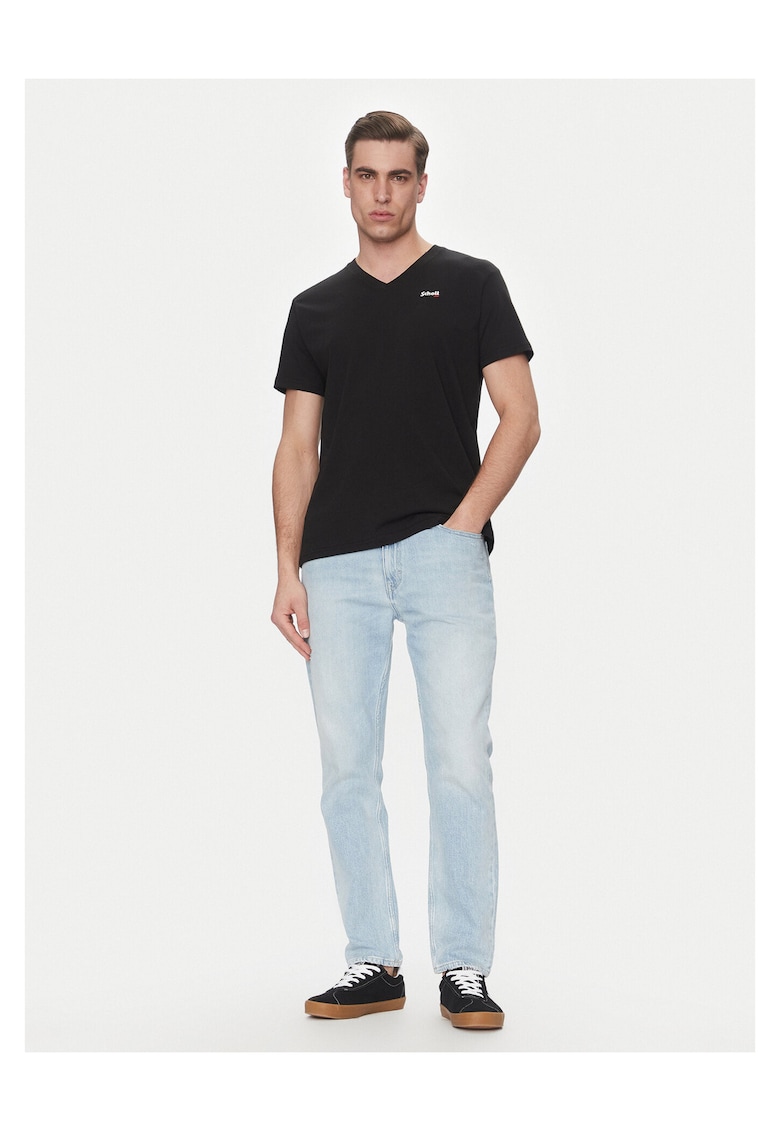 Tricou barbati negru - bumbac
