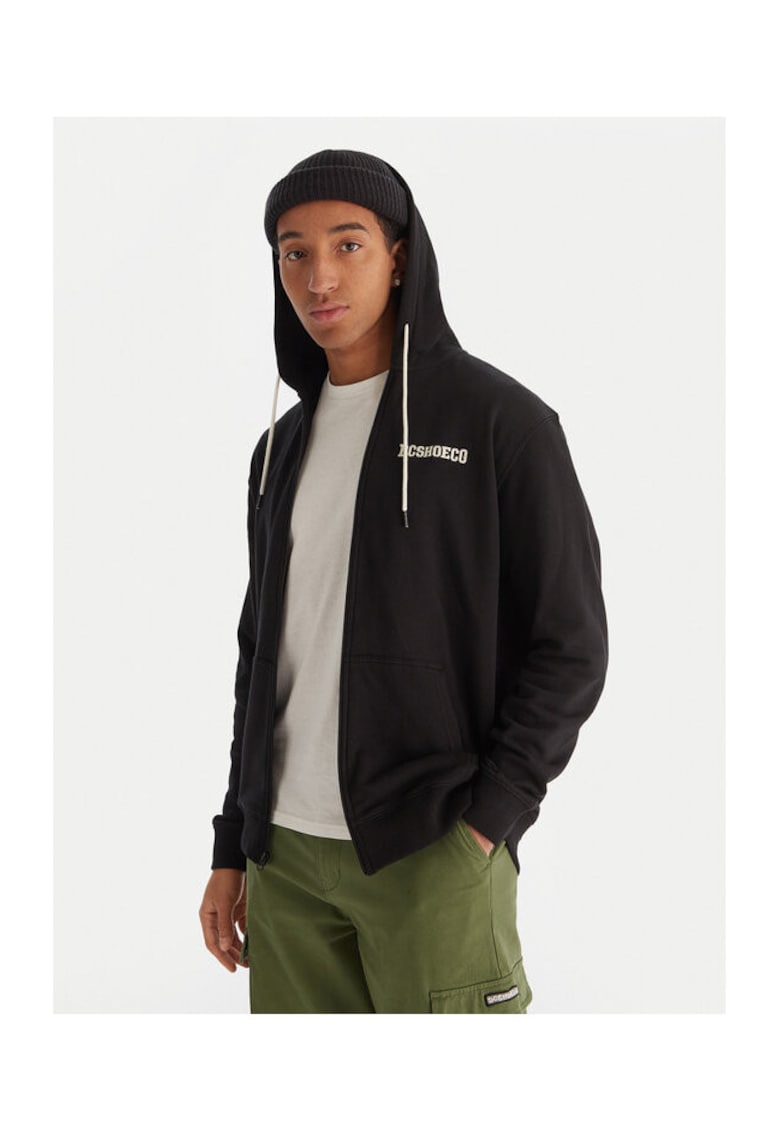 Hanorac barbati - negru - model cu gluga