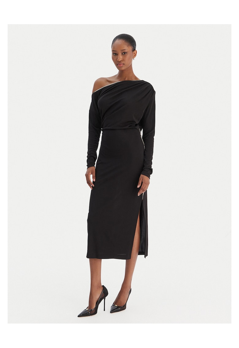 Rochie maxi de cocktail dama negru