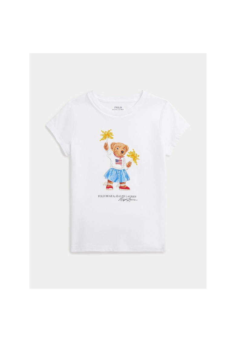 Tricou pentru copii - cu imprimeu - alb