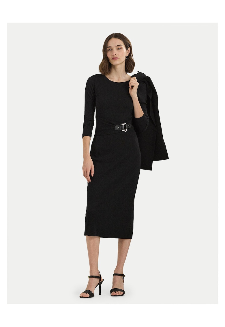 Rochie casual - negru - material usor