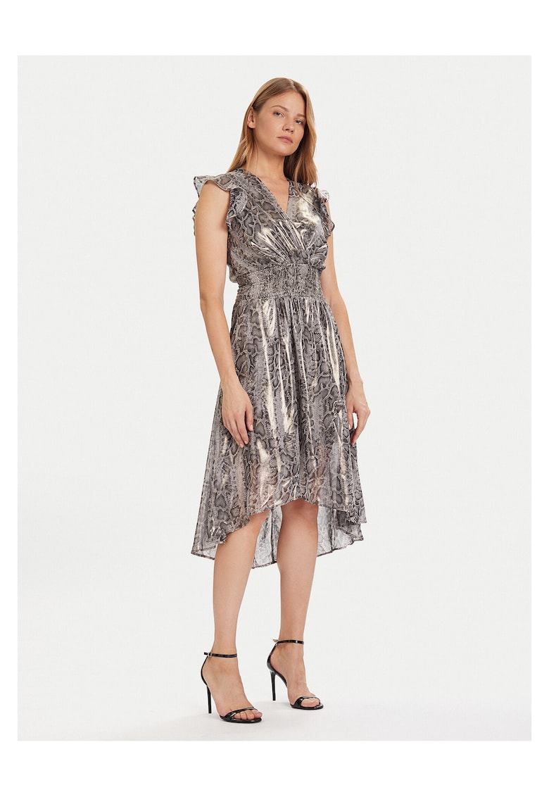 Rochie de cocktail - argintiu