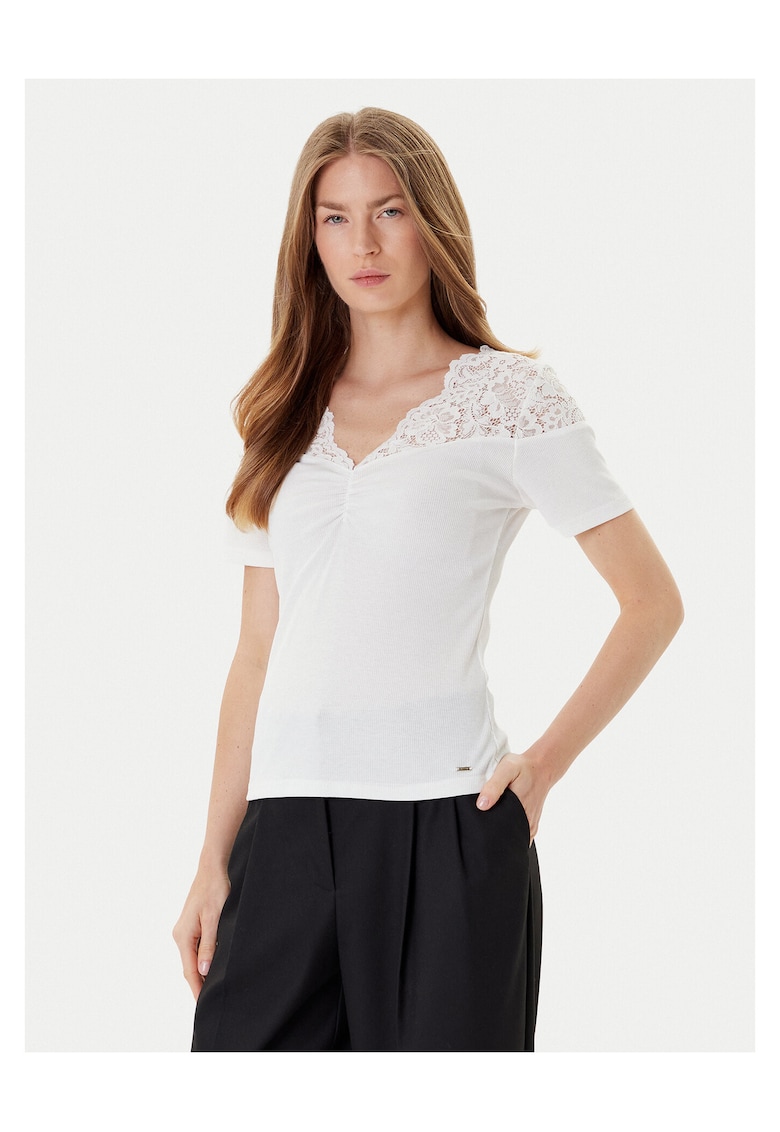 Top dama 252-DELINE - alb