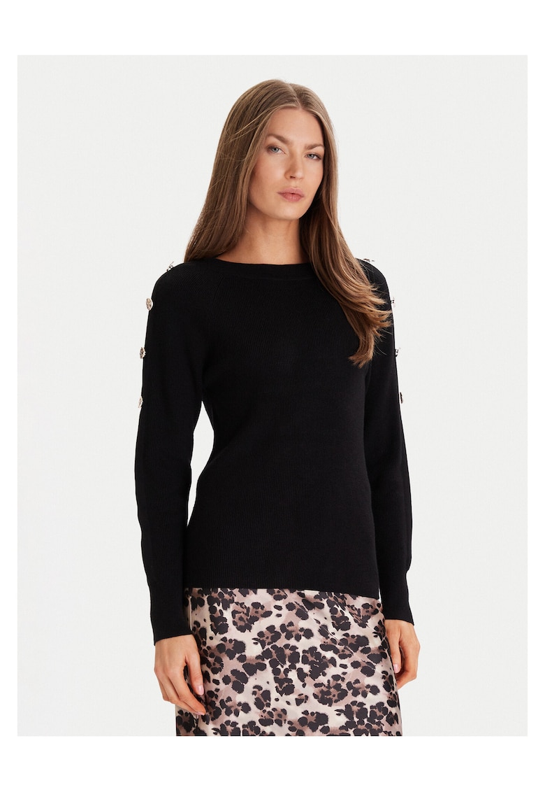 Pulover dama negru - moale