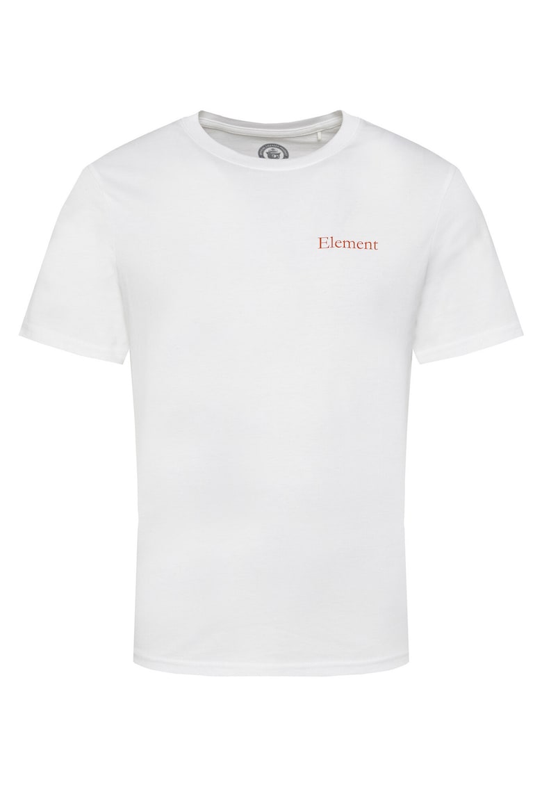 Element Tricou barbat - culoare alba - bumbac