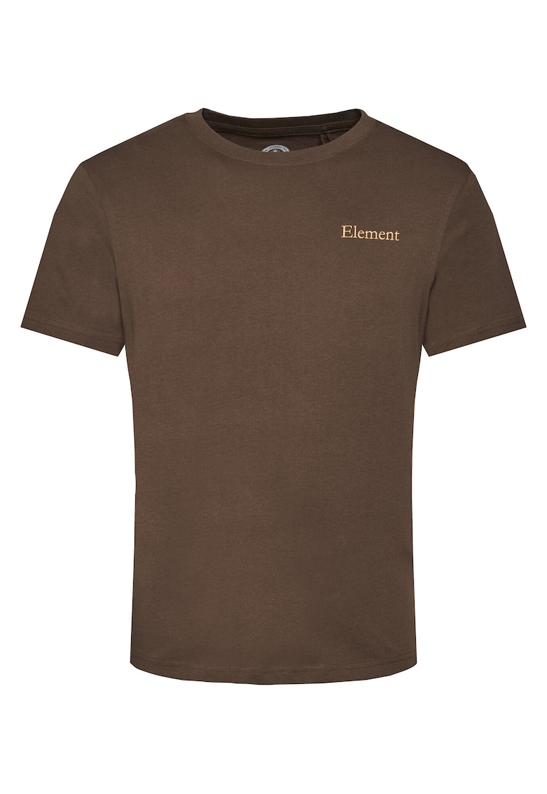 Element Tricou barbatesc bumbac - maro