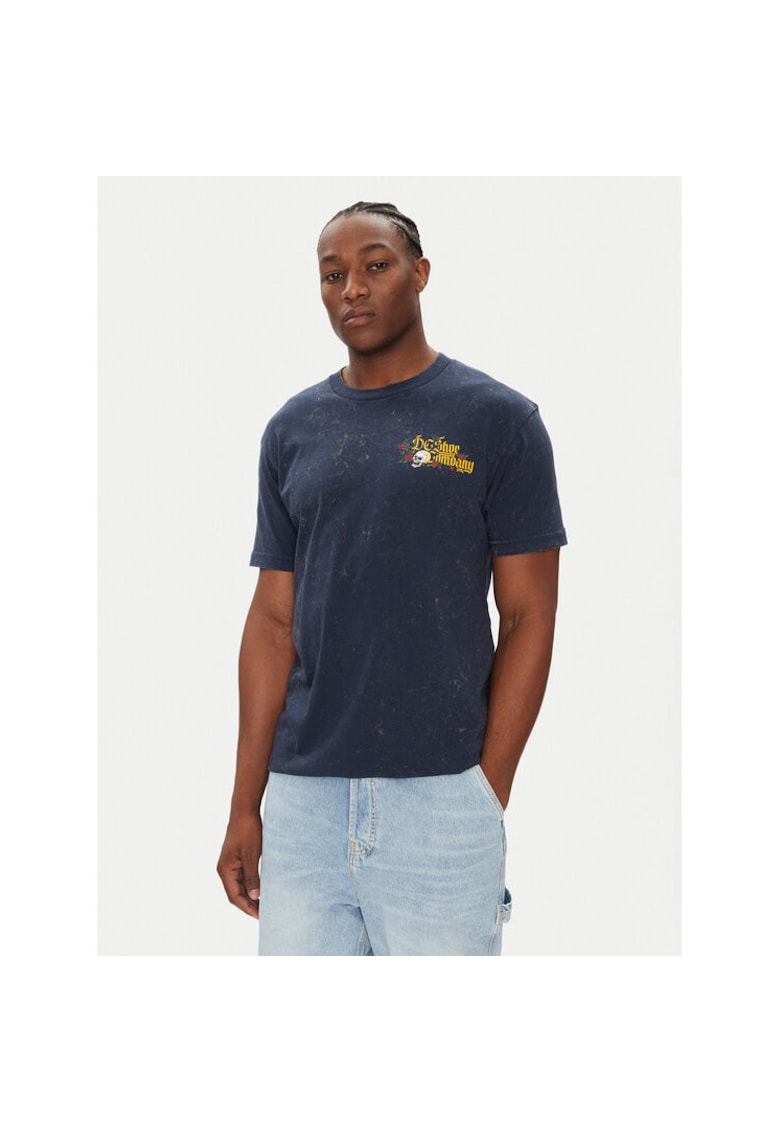 Tricou sport barbati bleumarin - bumbac -