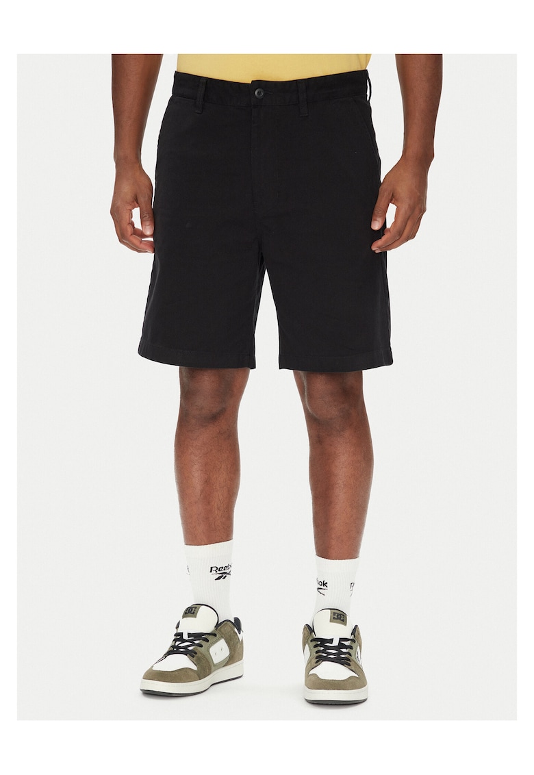 Pantaloni scurti barbati negru - bumbac