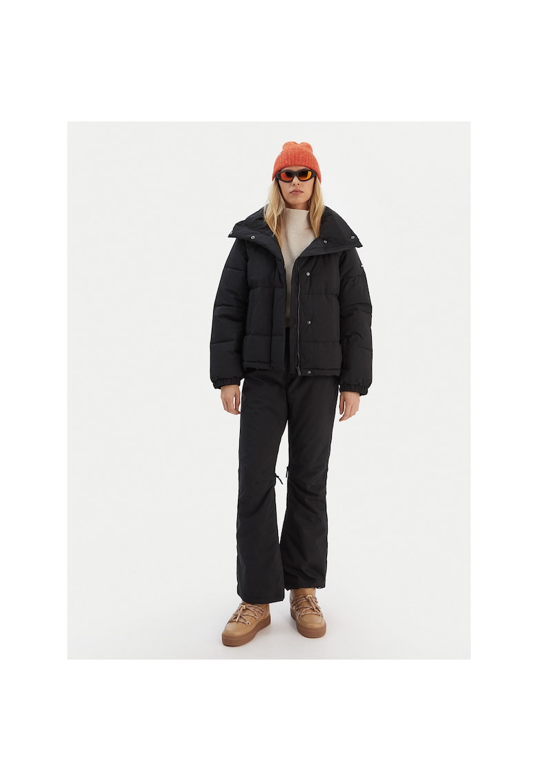 Pantaloni sport dama snowboard - negru - fabricat respirabil