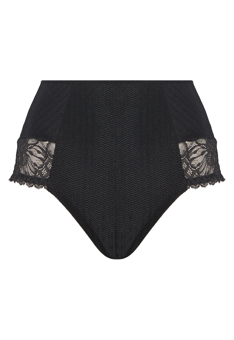 Chiloti clasici negru - talie inalta - Negru