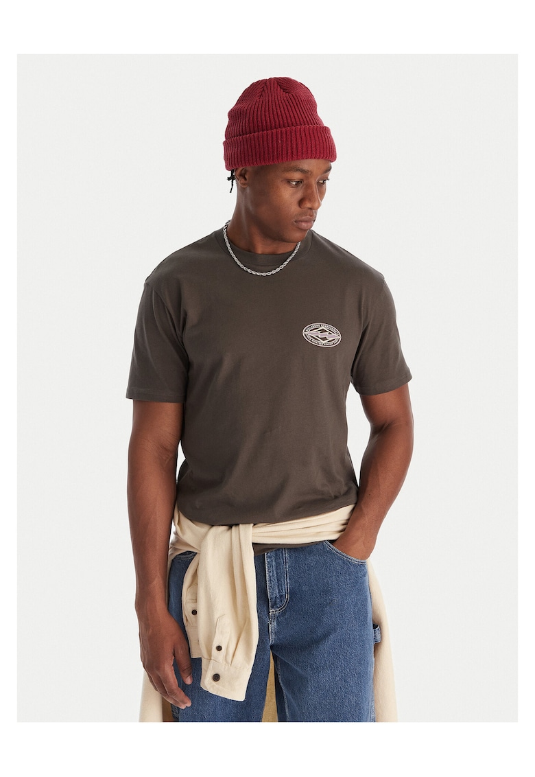 Tricou barbati gri - bumbac