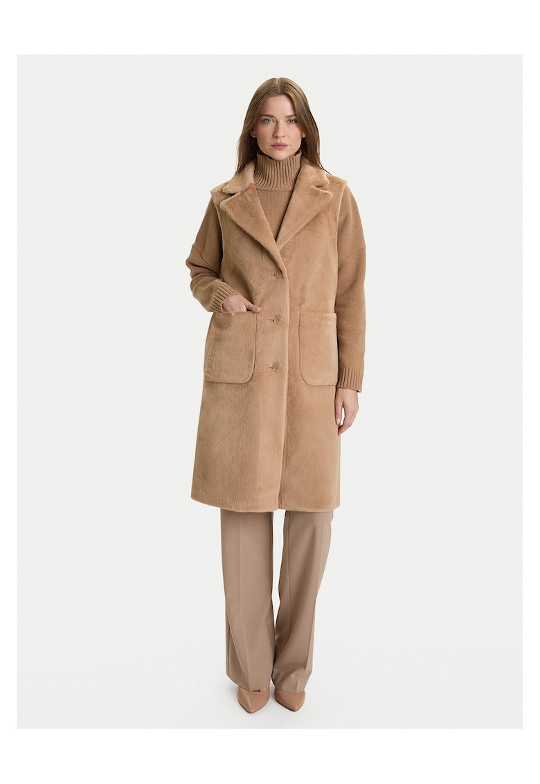 Palton dama bej