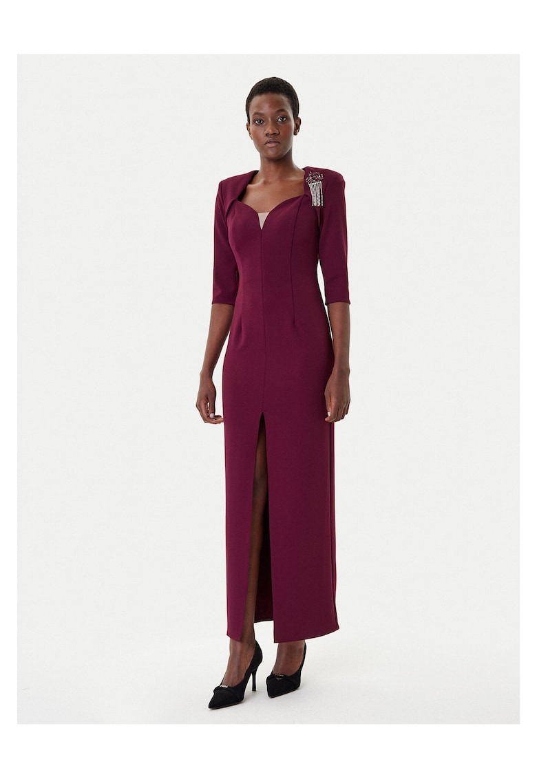 Rochie de seara dama bordo